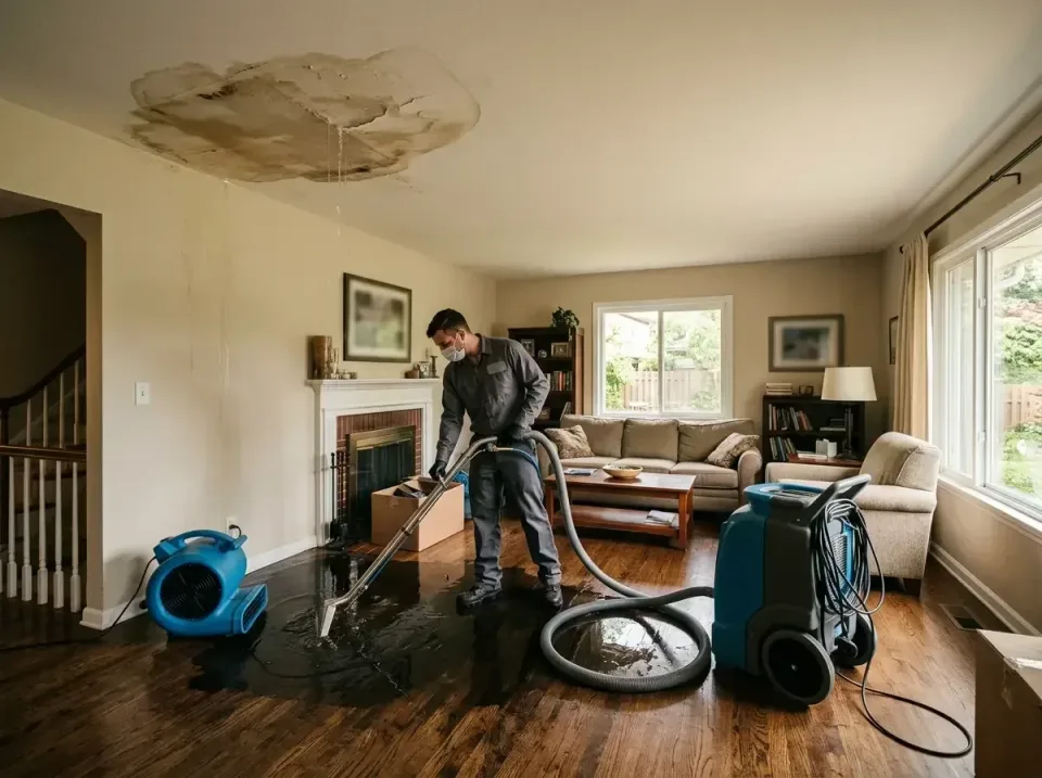 attic-pipe-burst-ceiling-drip-008 — frequently asked questions, Water Damage Restoration & Carpet Care in Simonton Lake, IN